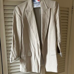 Zara linen blazer xs